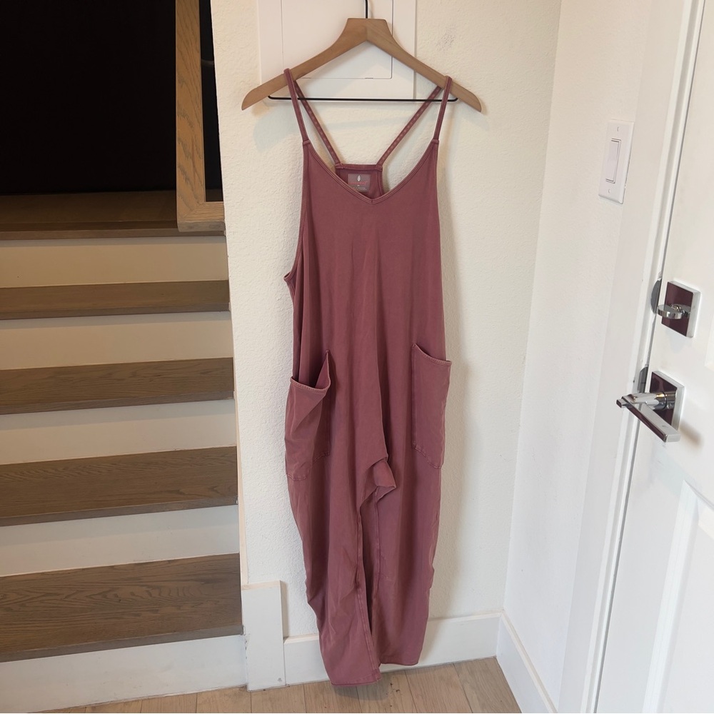 NWT Free People Hot Shot Onesie in Dark Red
